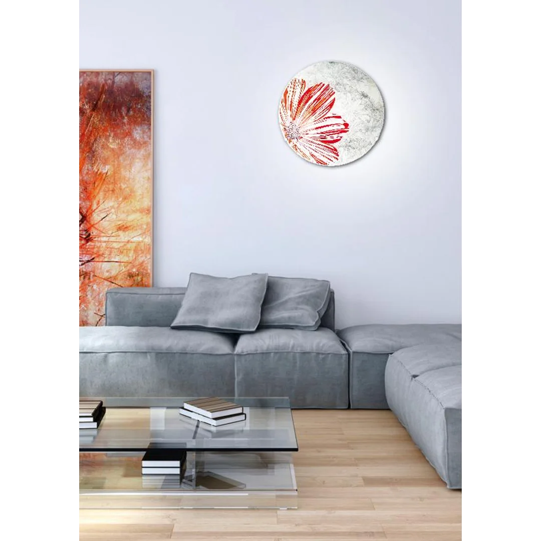 SPRING LAMPA SUFITOWA PLAFON 40 2X60W E27 CZERWONY — zdjęcie 8