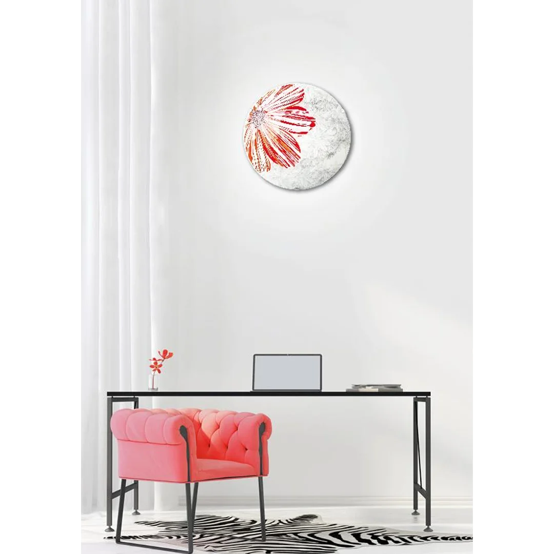 SPRING LAMPA SUFITOWA PLAFON 40 2X60W E27 CZERWONY — zdjęcie 9