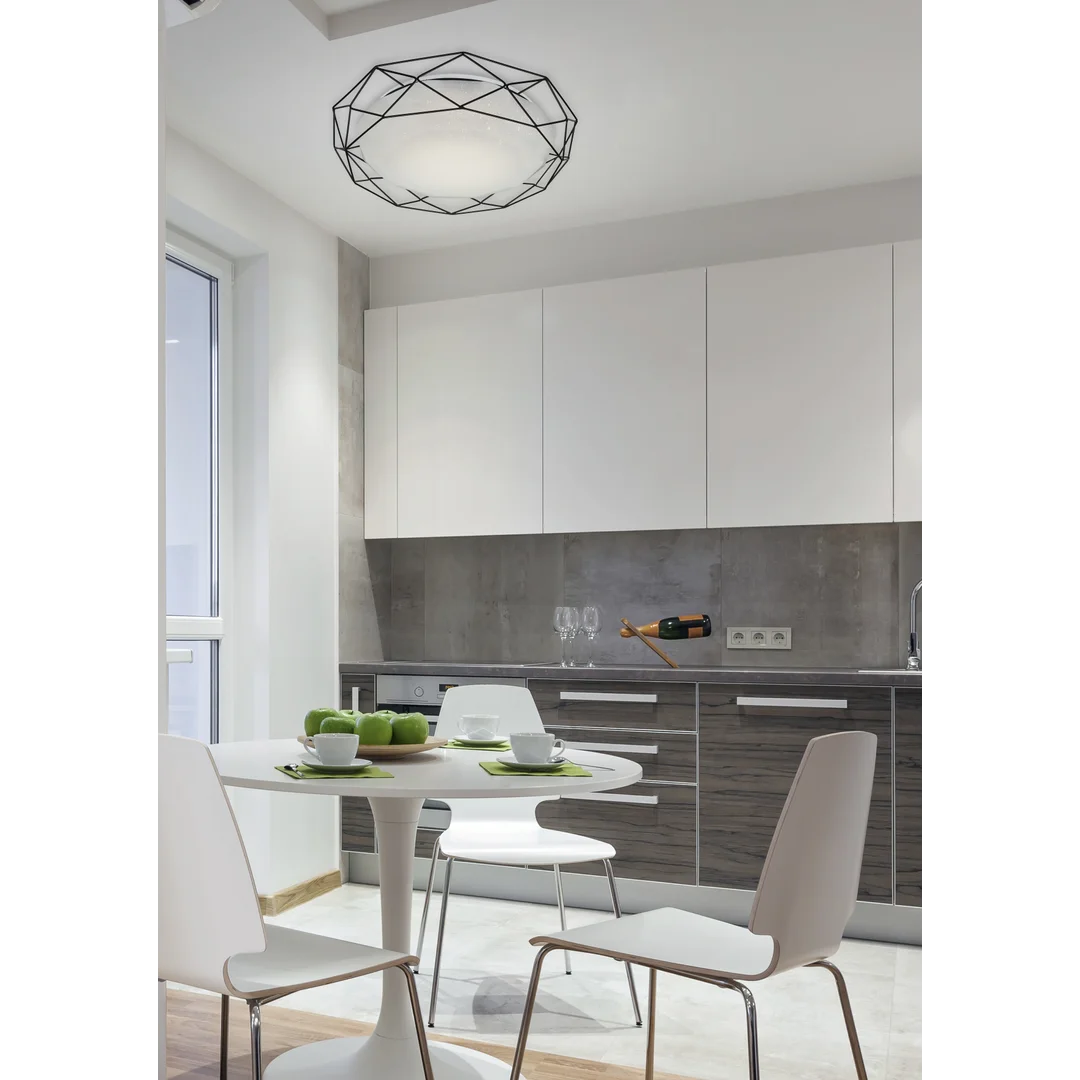 SVEN LAMPA SUFITOWA PLAFON 43 16W LED 3000K CZARNY — zdjęcie 2