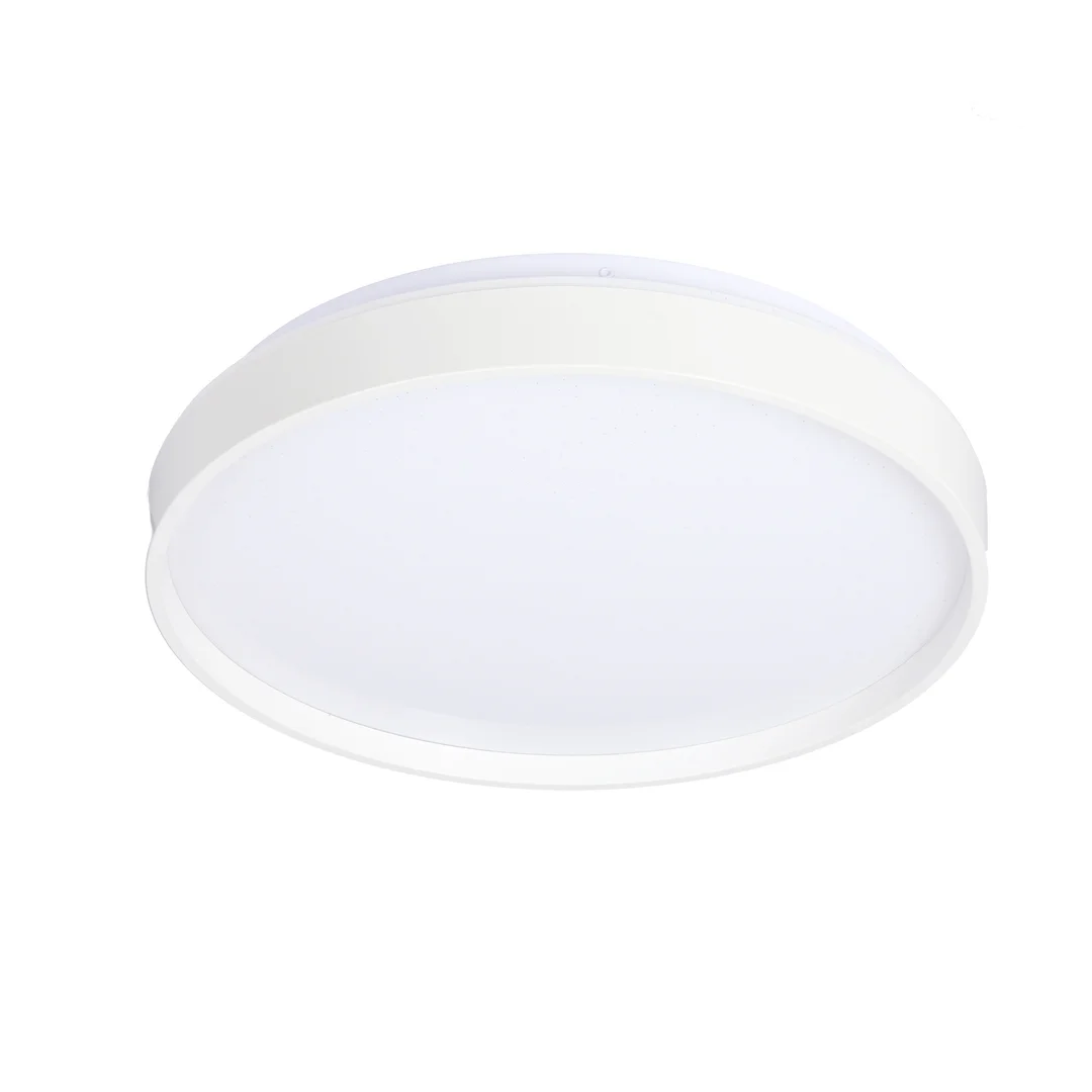 Texas lampa sufitowa plafon biały 15w led 29 cm klosz biały efekt sky — zdjęcie 3