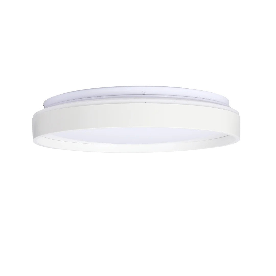 Texas lampa sufitowa plafon biały 15w led 29 cm klosz biały efekt sky — zdjęcie 5