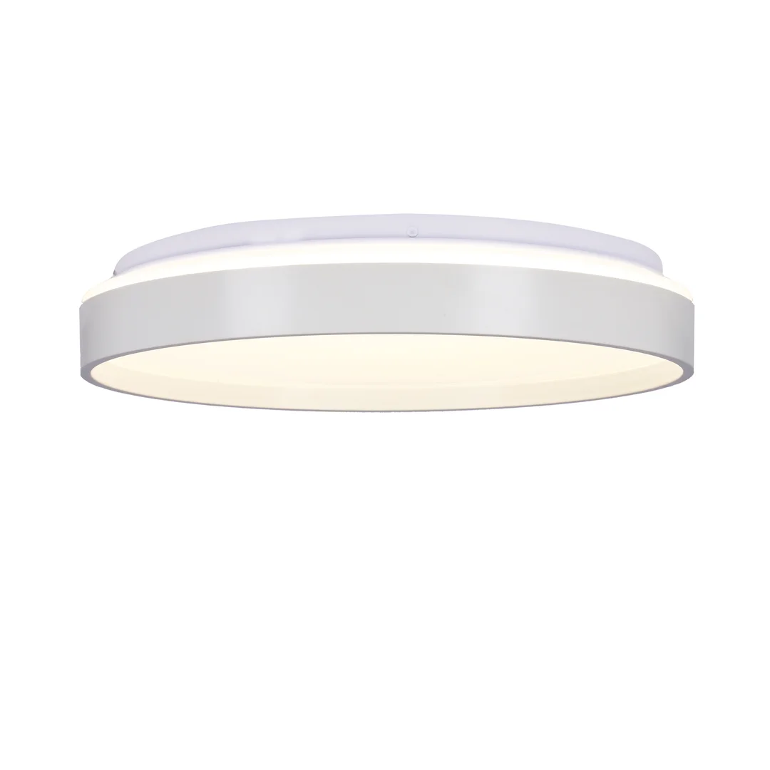 Texas lampa sufitowa plafon biały 15w led 29 cm klosz biały efekt sky — zdjęcie 8