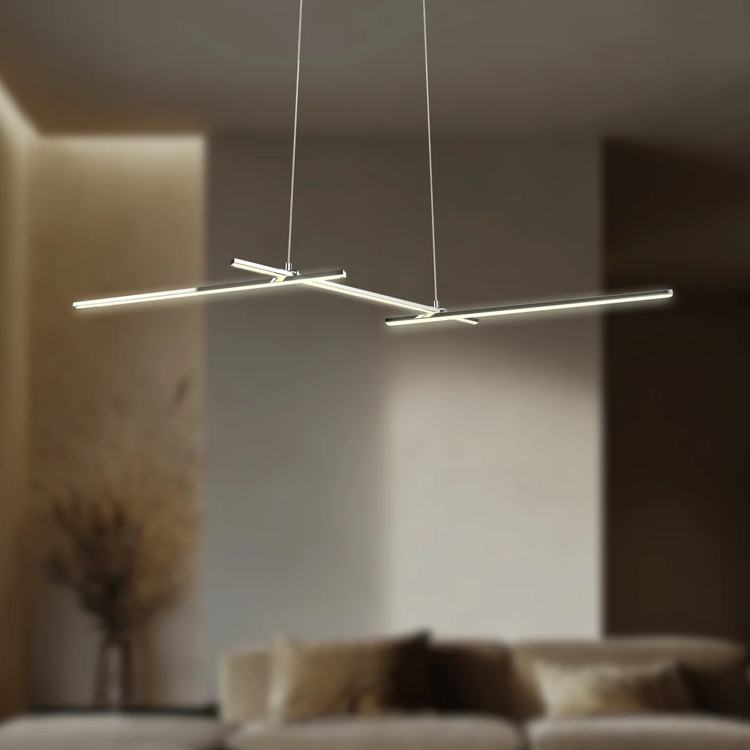 THASOS LAMPA WISZĄCA 103X23 23W LED CHROMOWY 4000K APETI — zdjęcie 3