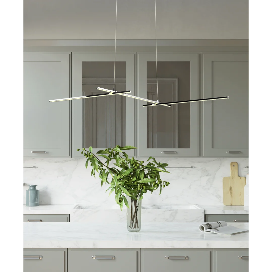 THASOS LAMPA WISZĄCA 103X23 23W LED CHROMOWY 4000K APETI — zdjęcie 7