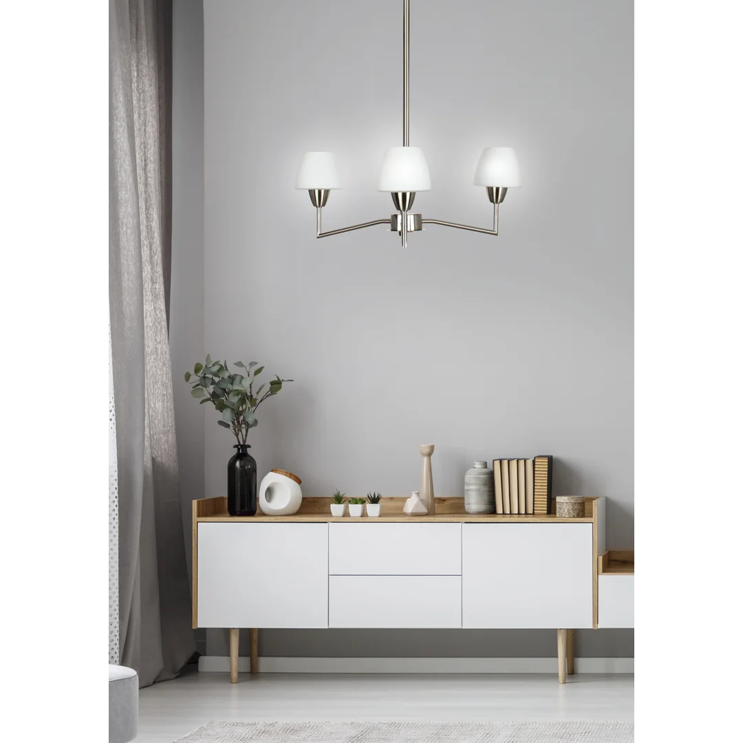 TOGO LAMPA WISZĄCA 3X40W G9 NIKIEL MAT PROMOCJA — zdjęcie 2