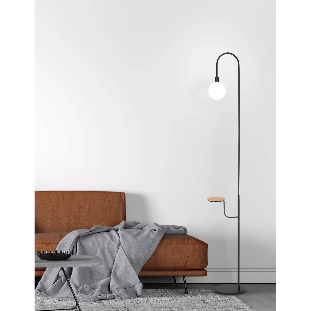 VANITY LAMPA PODŁOGOWA CZARNY 1X40W G9 — zdjęcie 15