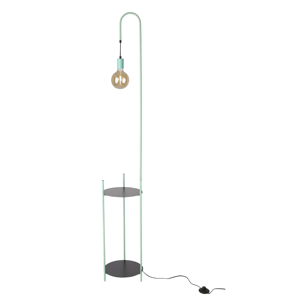 WALK LAMPA PODŁOGOWA CZARNY+ZIELONY 1X40W E27 — zdjęcie 5