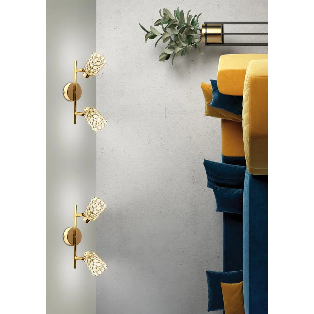 YORK LAMPA SUFITOWA LISTWA 2X40W G9 MOSIĄDZ (BŻ) — zdjęcie 3