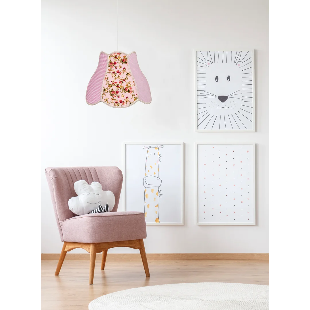 ZUZA LAMPA WISZĄCA 35 1X60W E27 RÓŻOWY — zdjęcie 3