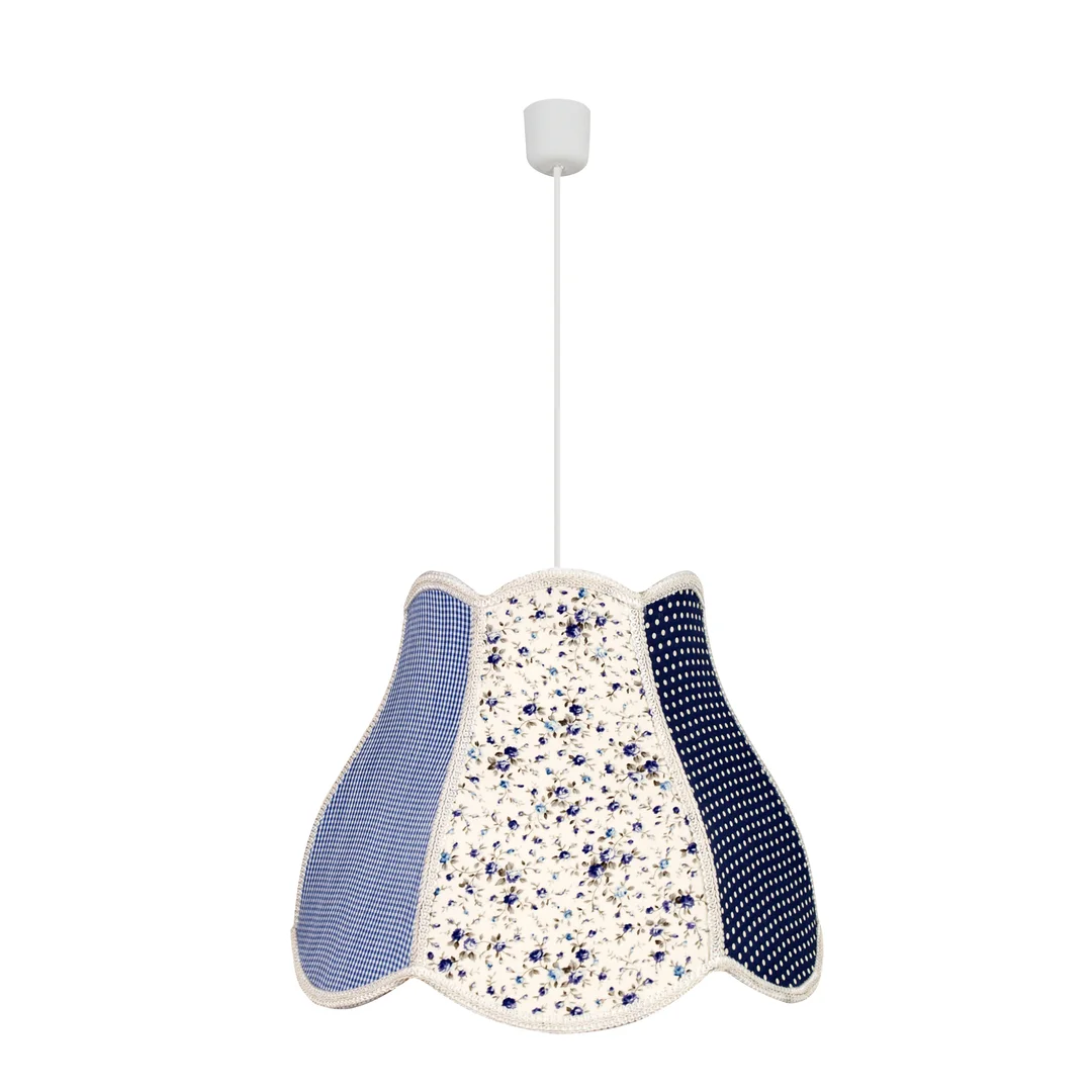 ZUZA LAMPA WISZĄCA 35 1X60W E27 SZARO NIEBIESKI — zdjęcie 2