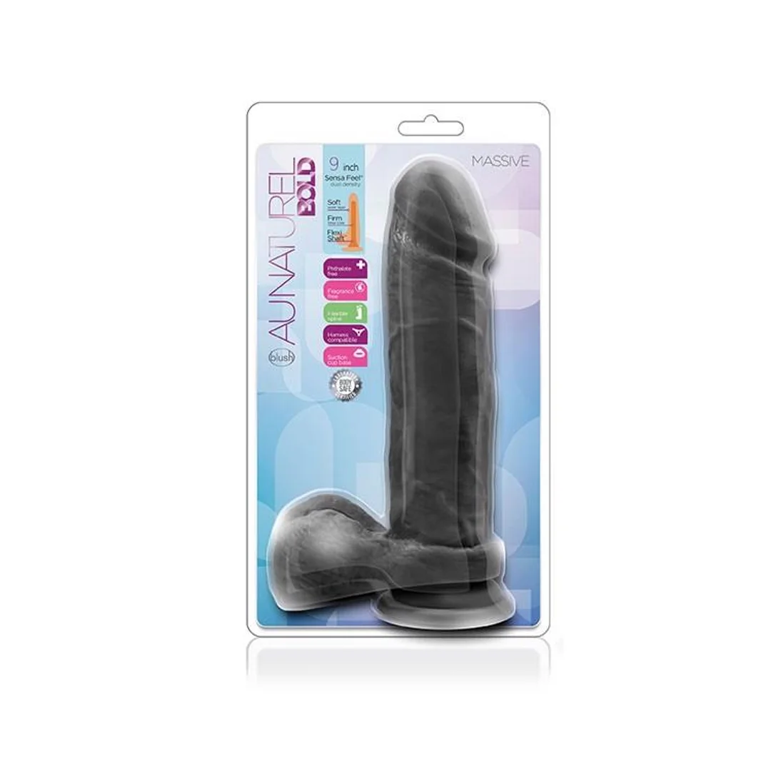 AU NATUREL BOLD MASSIVE 9INCH DILDO