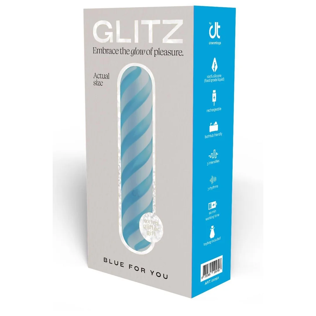 GLITZ BLUE FOR YOU BULLET VIBRATOR