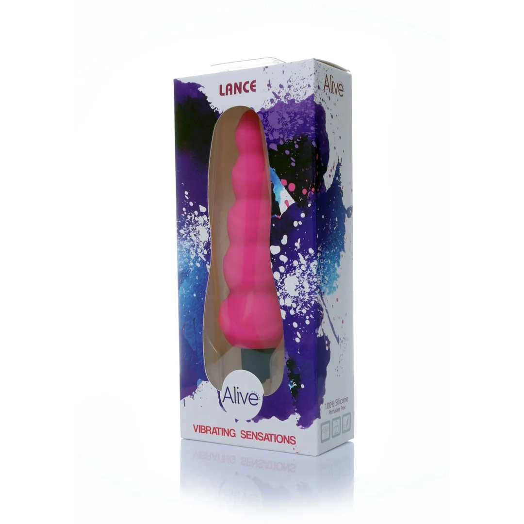 Plug/vibr-Wibrator - Lance.Plug.Vibrator.Medical Silc.Pink