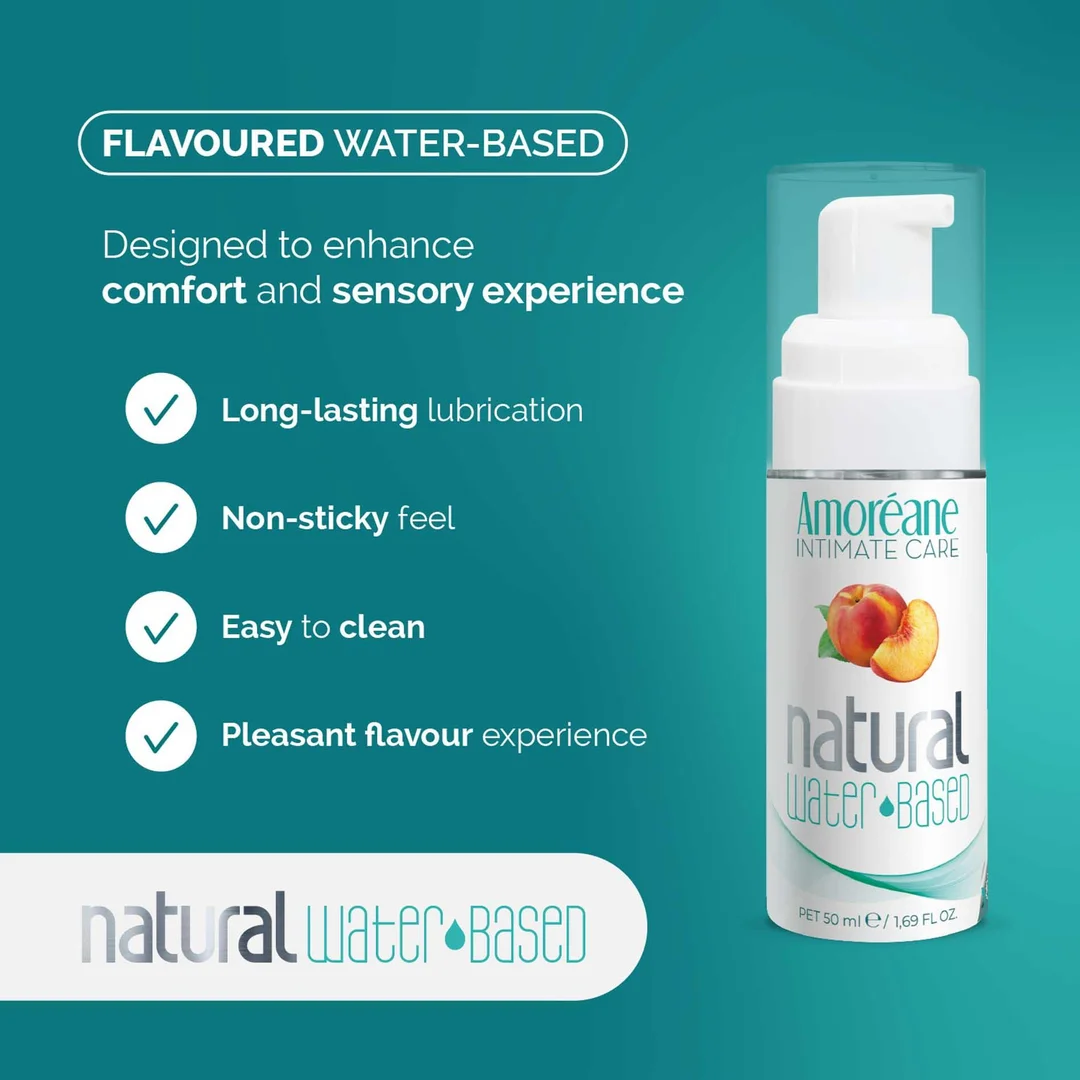 AM.Peach Water Based Lubricant with phytoplankton 50ml — zdjęcie 3