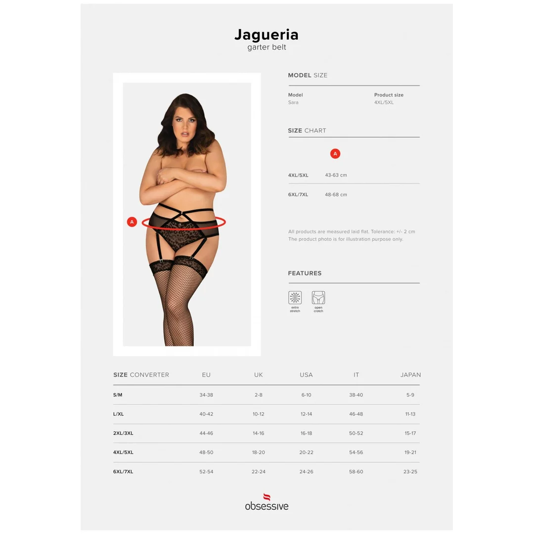 Bielizna-Jagueria pas do pończoch 4XL/5XL — zdjęcie 9