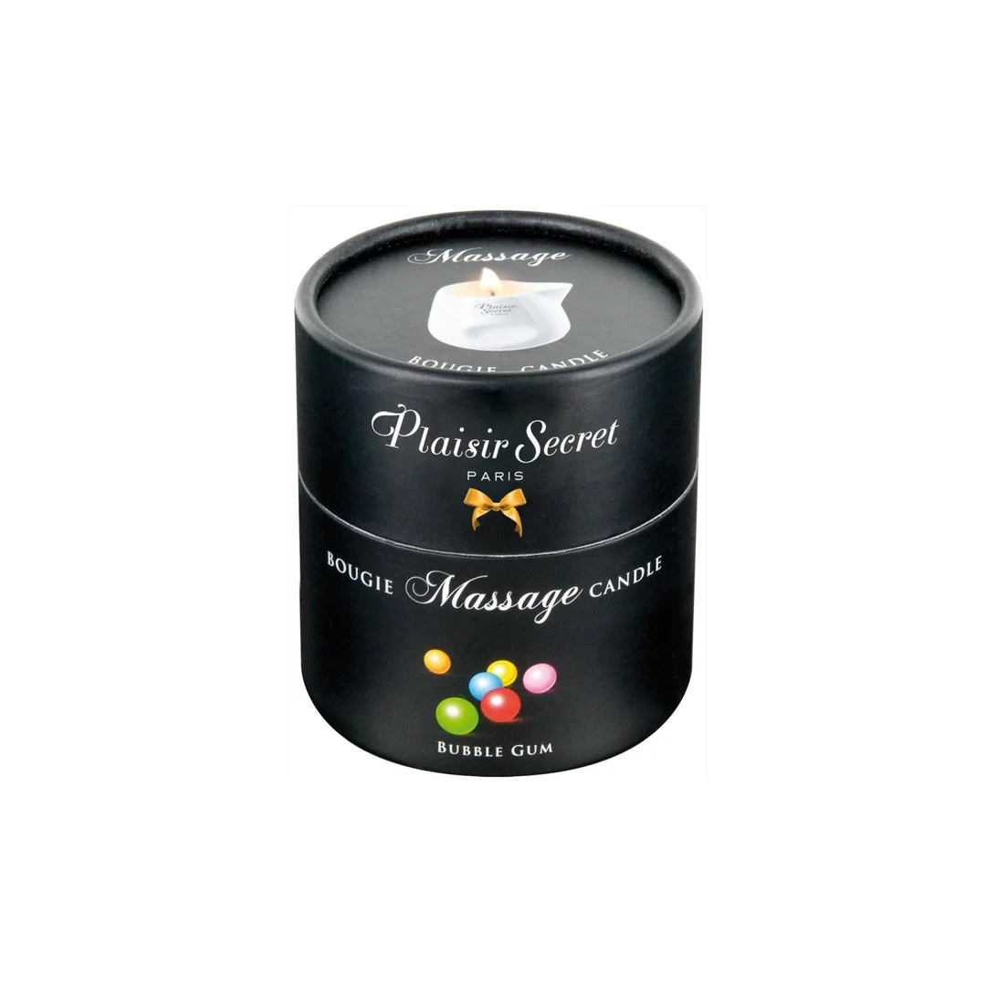 BUBBLE GUM MASSAGE CANDLE 80ML — zdjęcie 2
