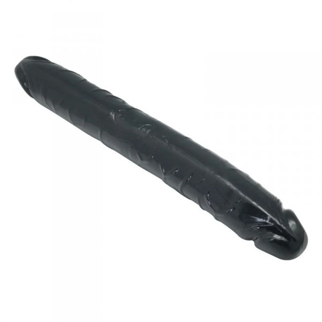 Dildo-SOLID DOUBLE DONG. PREMIUM TPE MATERIAL. — zdjęcie 2