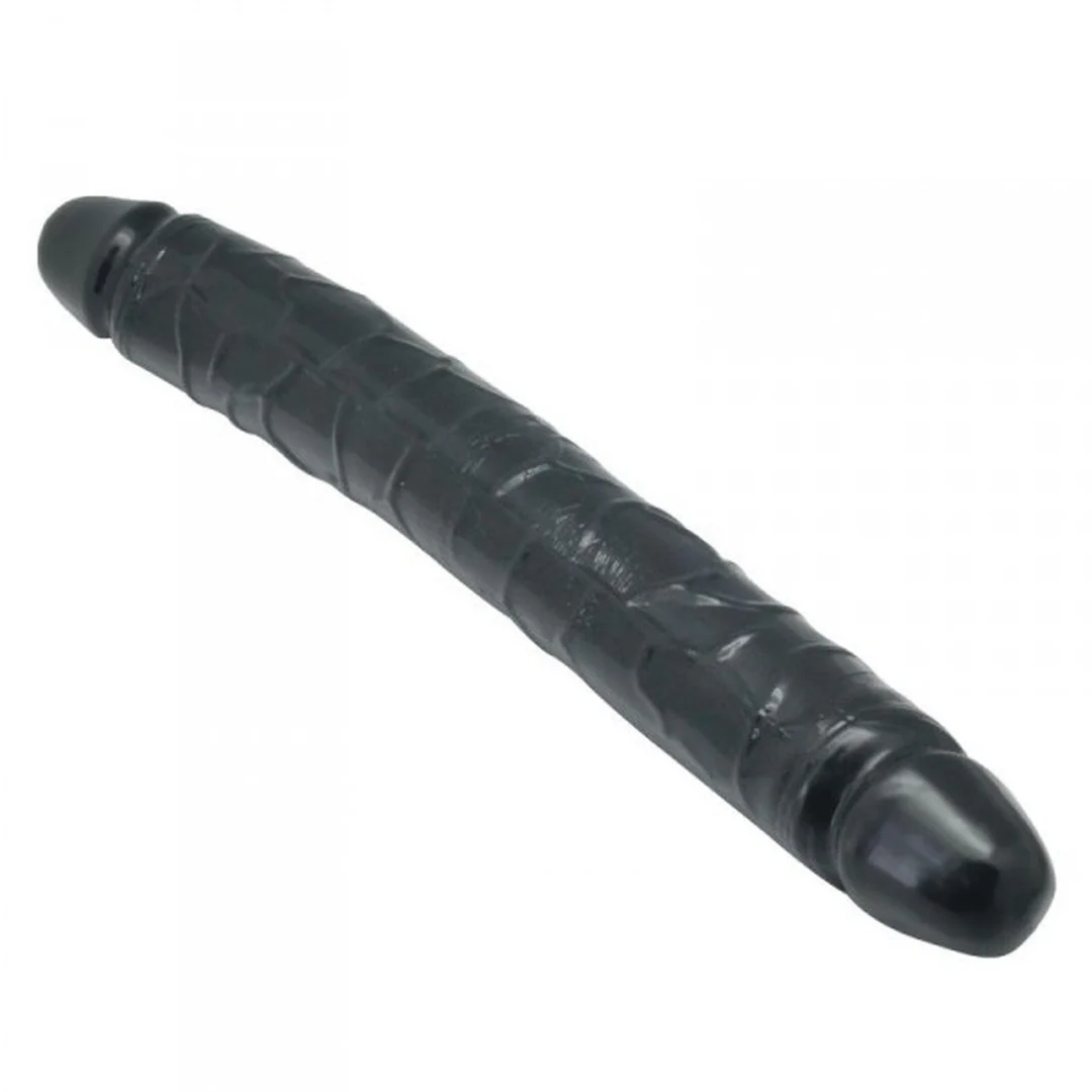 Dildo-SOLID DOUBLE DONG. PREMIUM TPE MATERIAL. — zdjęcie 3