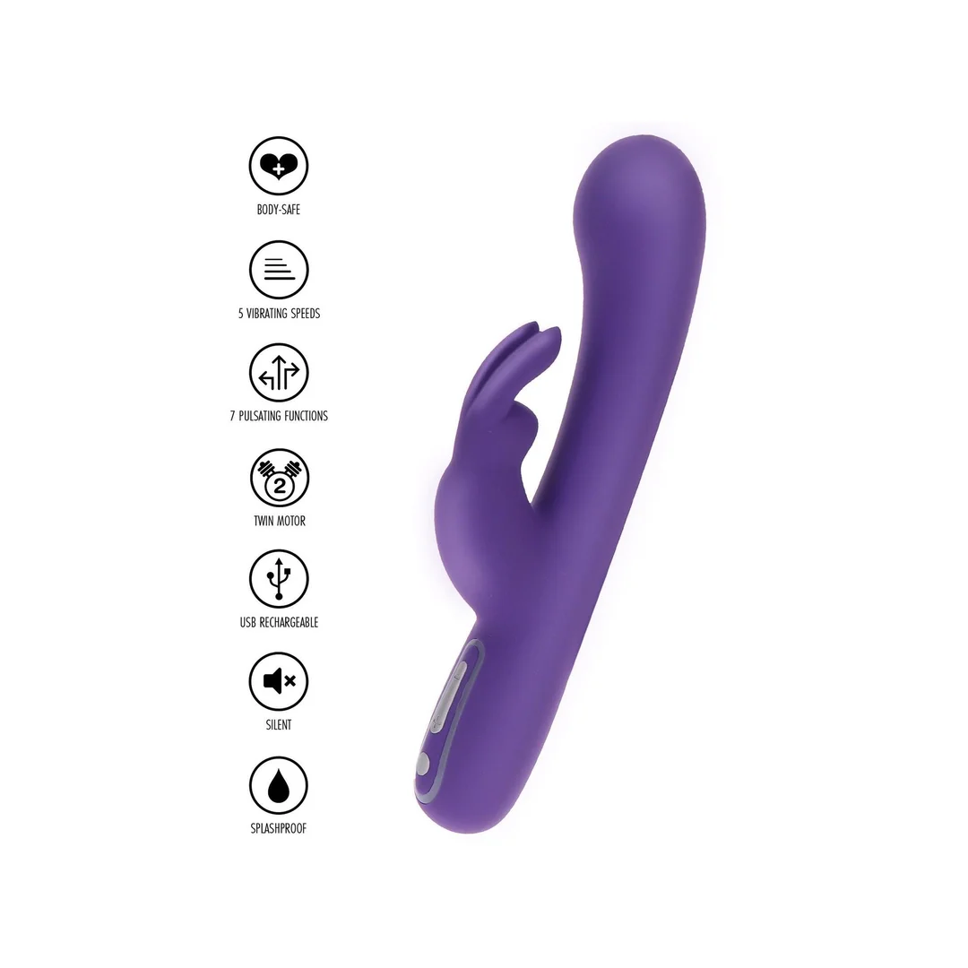 Exciting Rabbit Vibrator Purple — zdjęcie 9