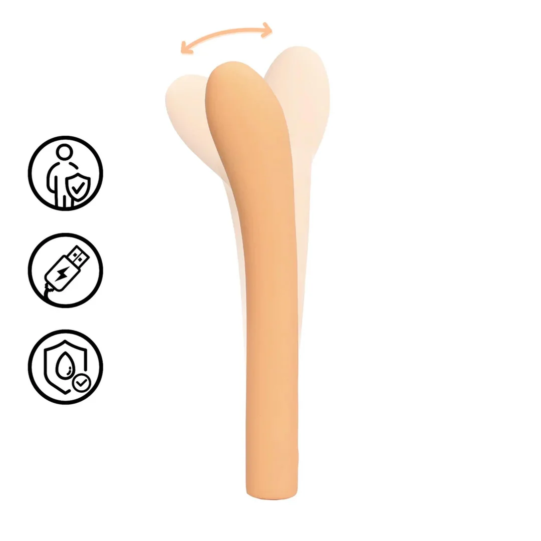 Fingering G-Spot Vibrator - Peach Fuzz — zdjęcie 8