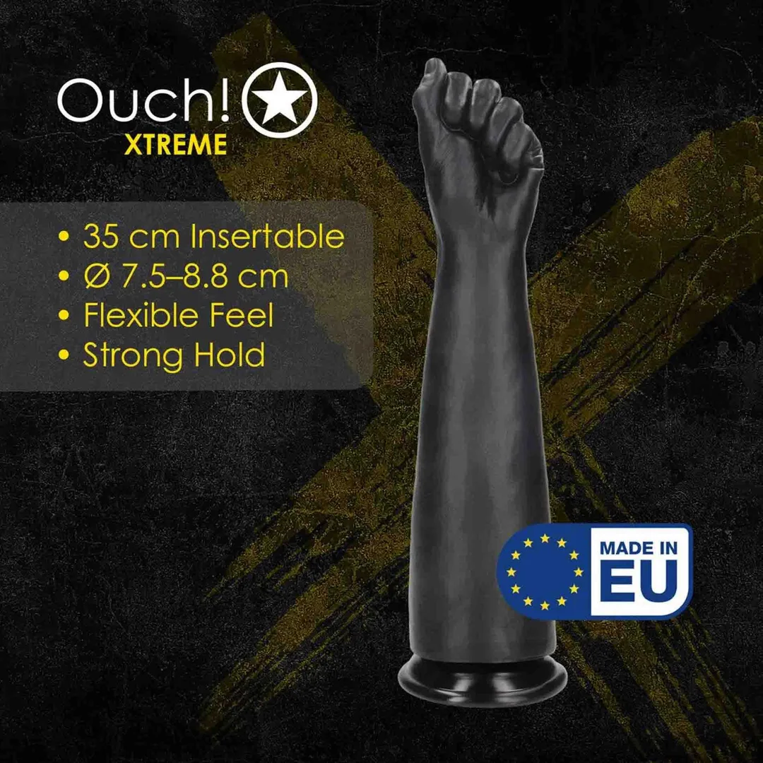 Fist of Pleasure XL - Fist Dildo - 1336 gr / 35 cm - Black — zdjęcie 7
