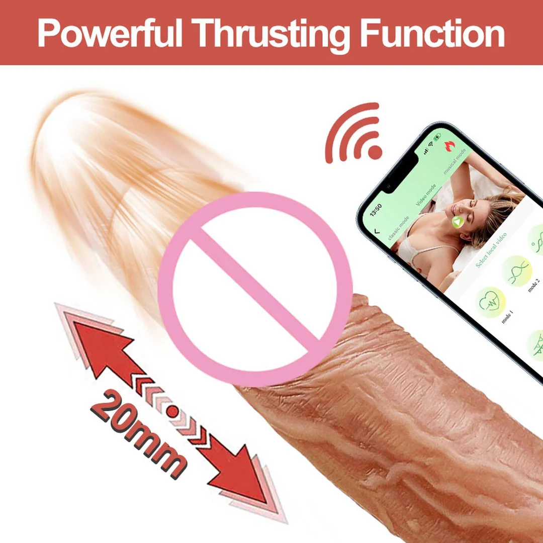 Lovesecret Premium Realistic Vibrator App Function — zdjęcie 13