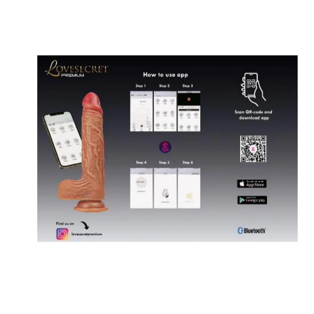 Lovesecret Premium Realistic Vibrator App Function — zdjęcie 3