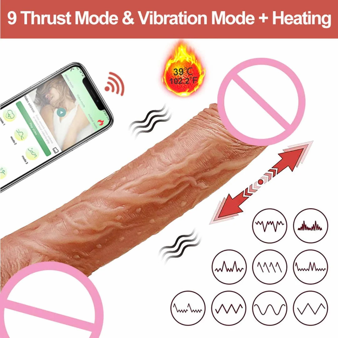 Lovesecret Premium Realistic Vibrator App Function — zdjęcie 5