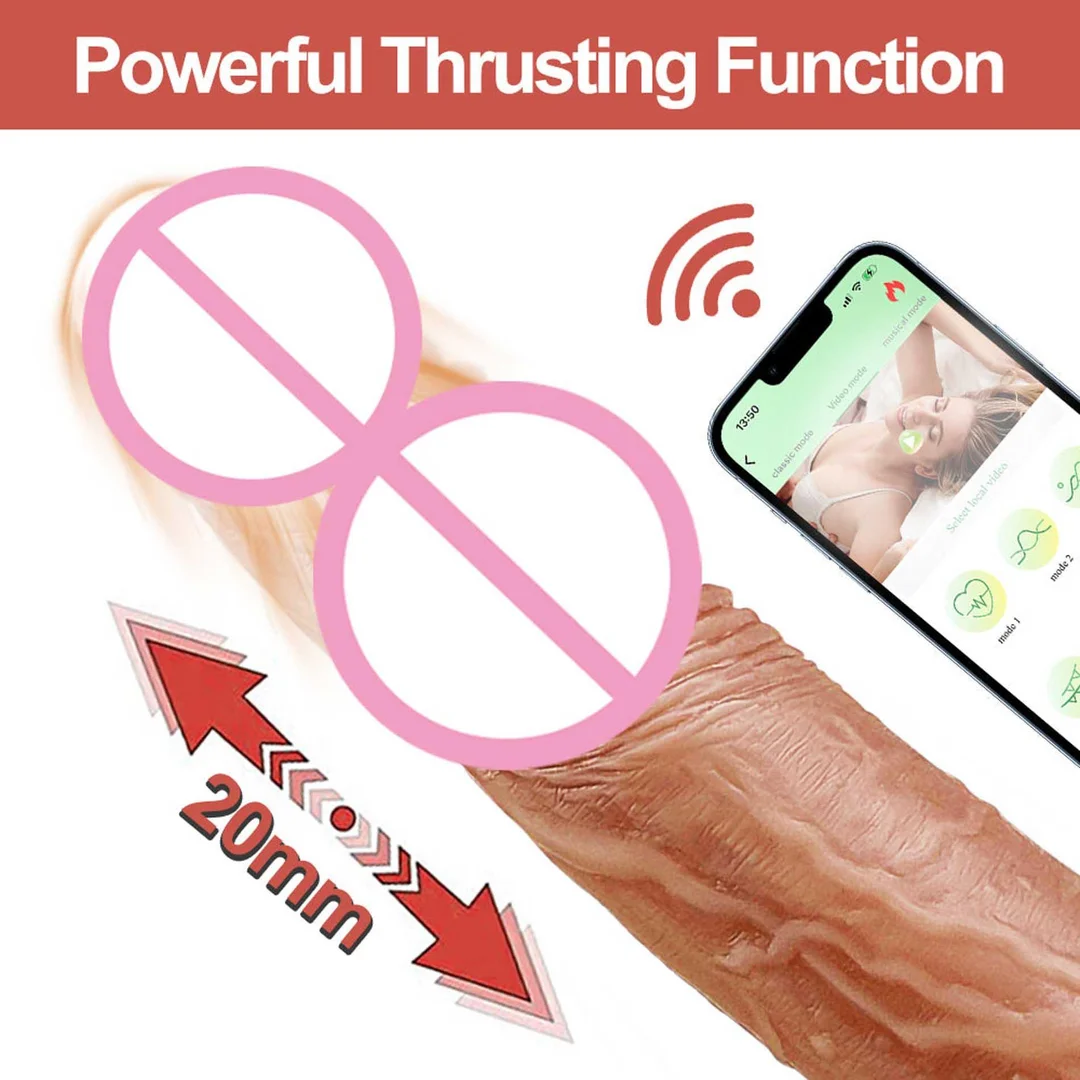 Lovesecret Premium Realistic Vibrator App Function — zdjęcie 7