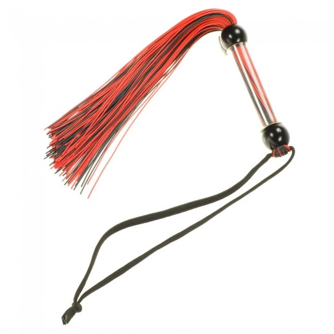 Pejcz- Me You Us Tease And Please Silicone Flogger Black — zdjęcie 2