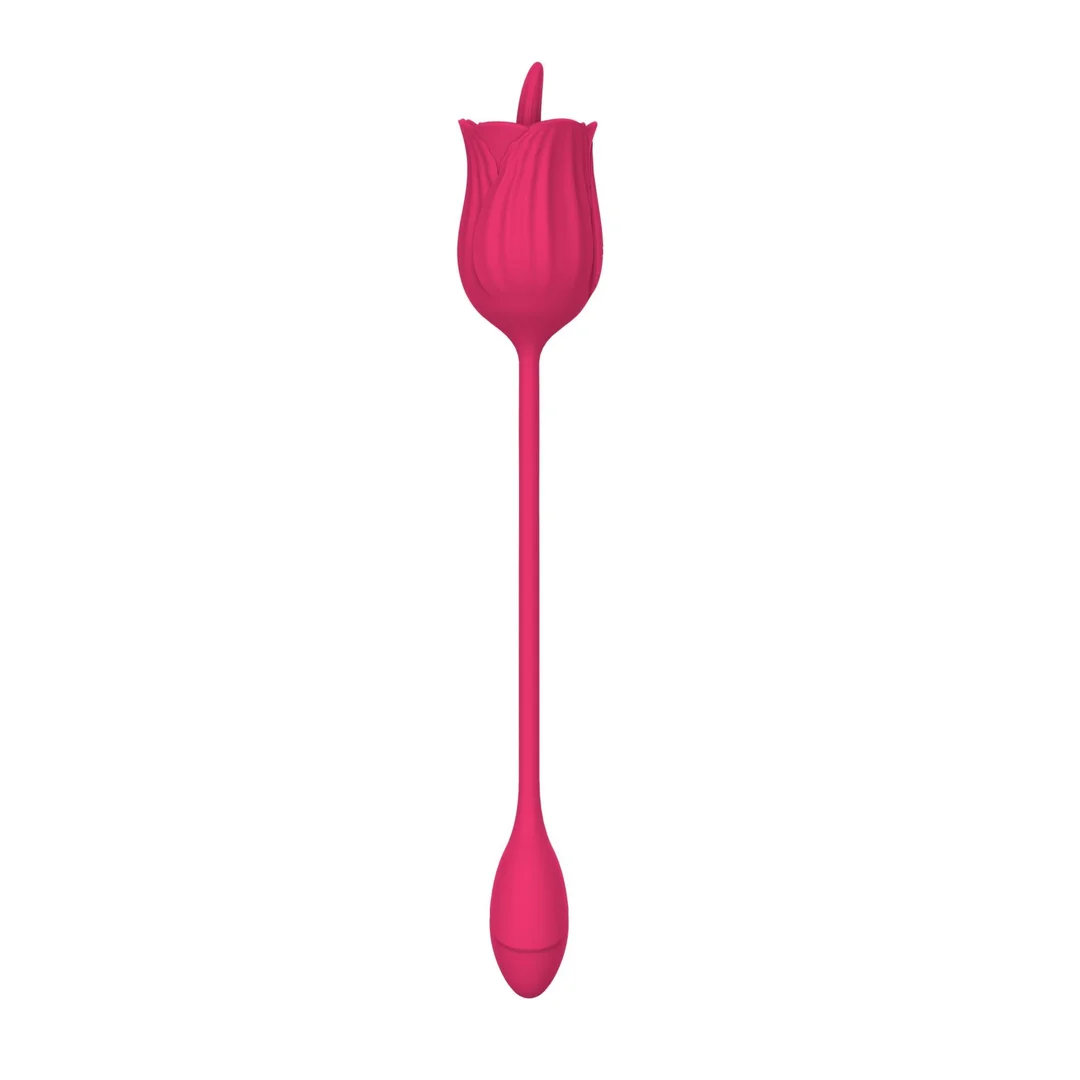 Stymulator - Licking massager with vibrating Egg USB 10 Functions — zdjęcie 2