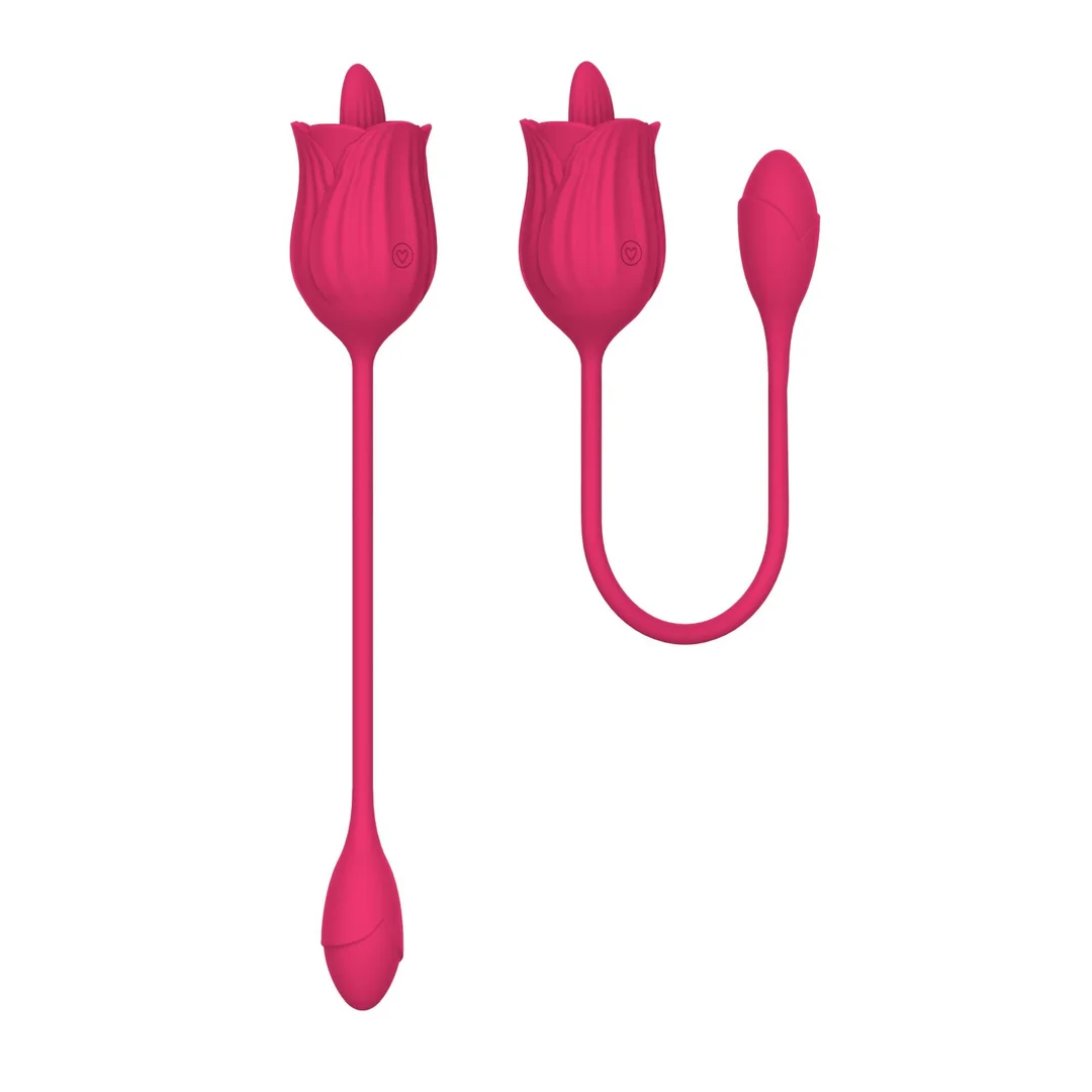 Stymulator - Licking massager with vibrating Egg USB 10 Functions — zdjęcie 3