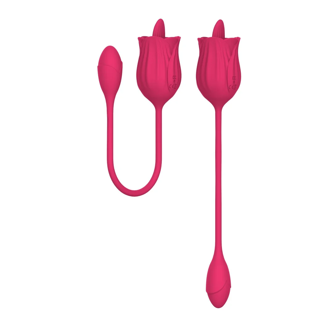 Stymulator - Licking massager with vibrating Egg USB 10 Functions — zdjęcie 4