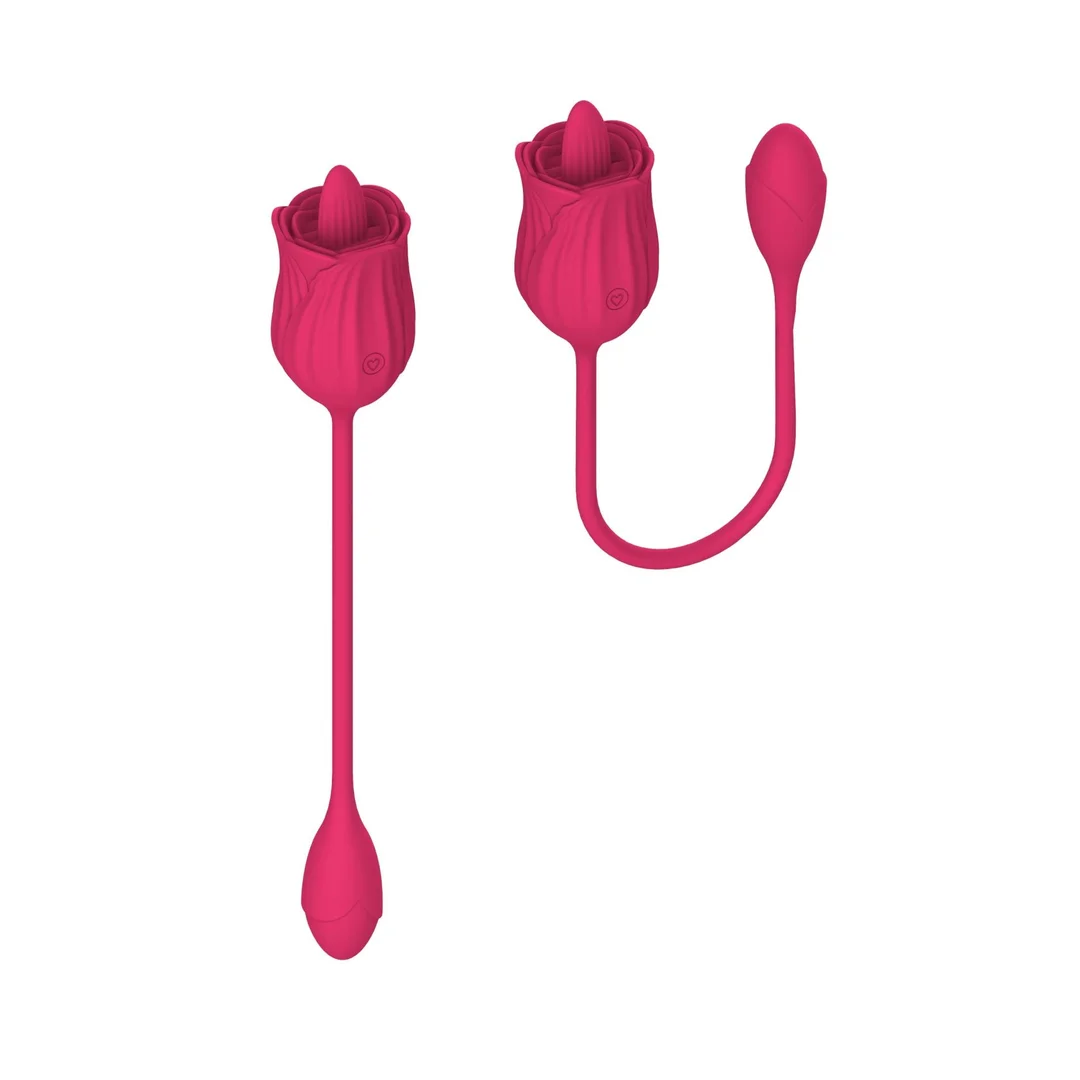 Stymulator - Licking massager with vibrating Egg USB 10 Functions — zdjęcie 5