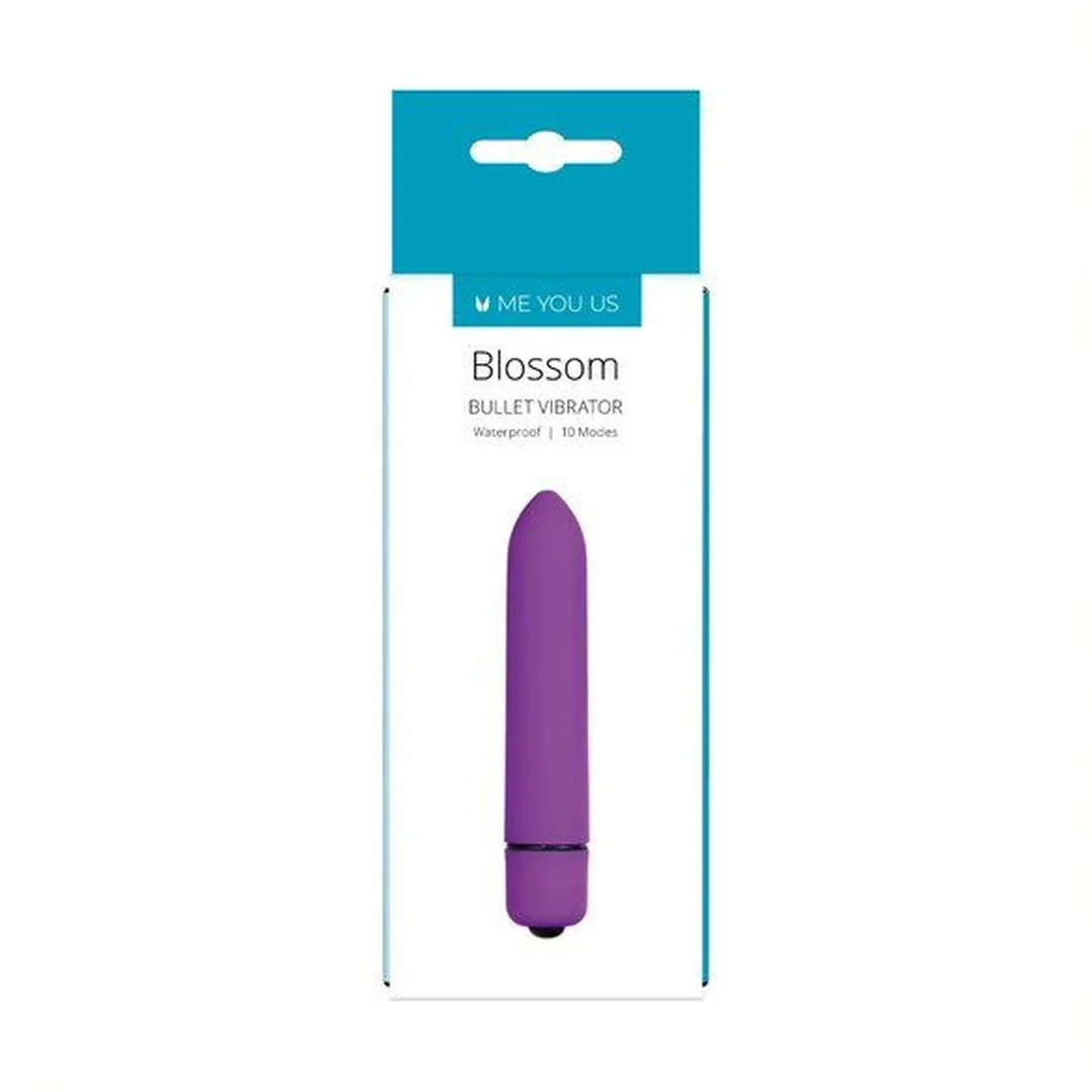 Wibrator- Me You Us Blossom 10 Mode Bullet Vibrator Purple — zdjęcie 2