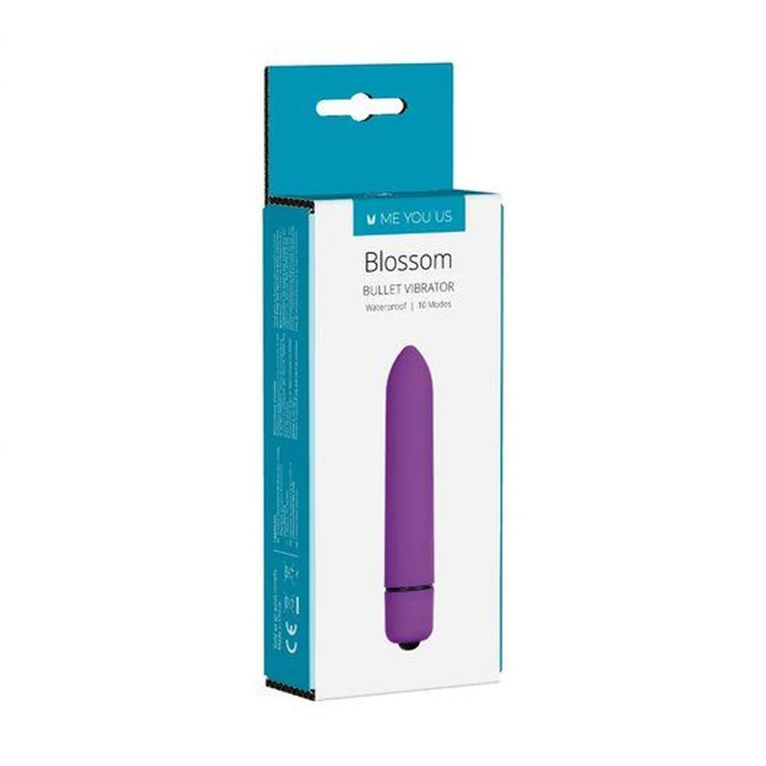 Wibrator- Me You Us Blossom 10 Mode Bullet Vibrator Purple — zdjęcie 3