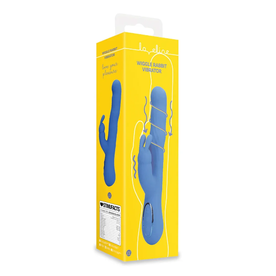 Wiggle Rabbit Vibrator - Jetset Blue — zdjęcie 2