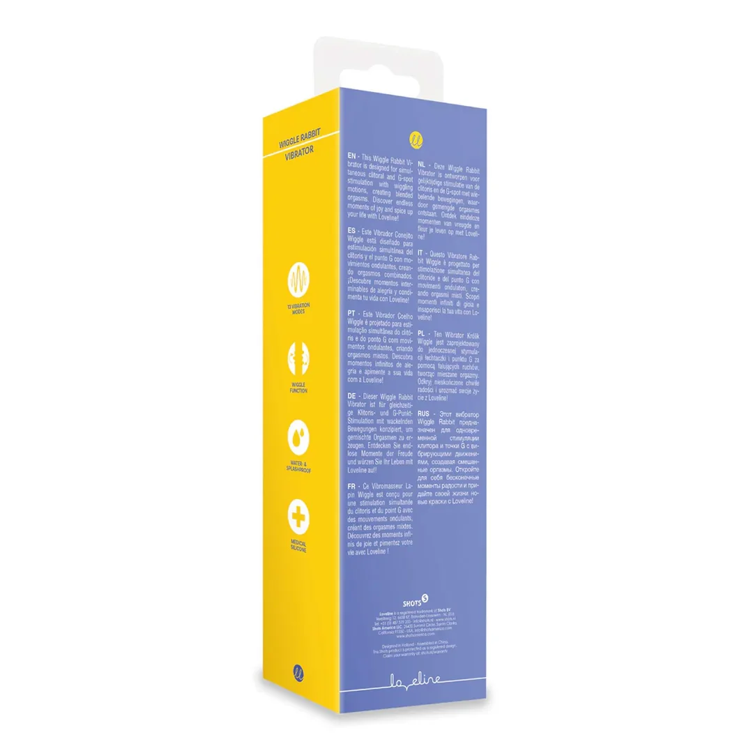 Wiggle Rabbit Vibrator - Jetset Blue — zdjęcie 3