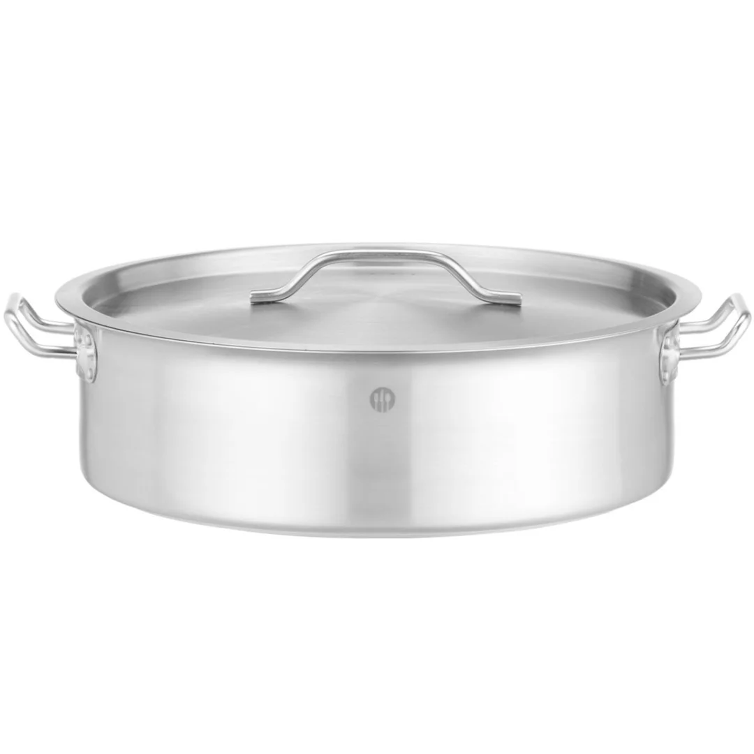 Garnek niski z pokrywką Budget Line 15.8 l śr. 380x139 mm