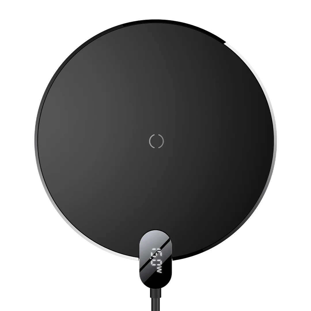 Ładowarka indukcyjna Digital LED Display Gen 2 15W USB-C - czarna