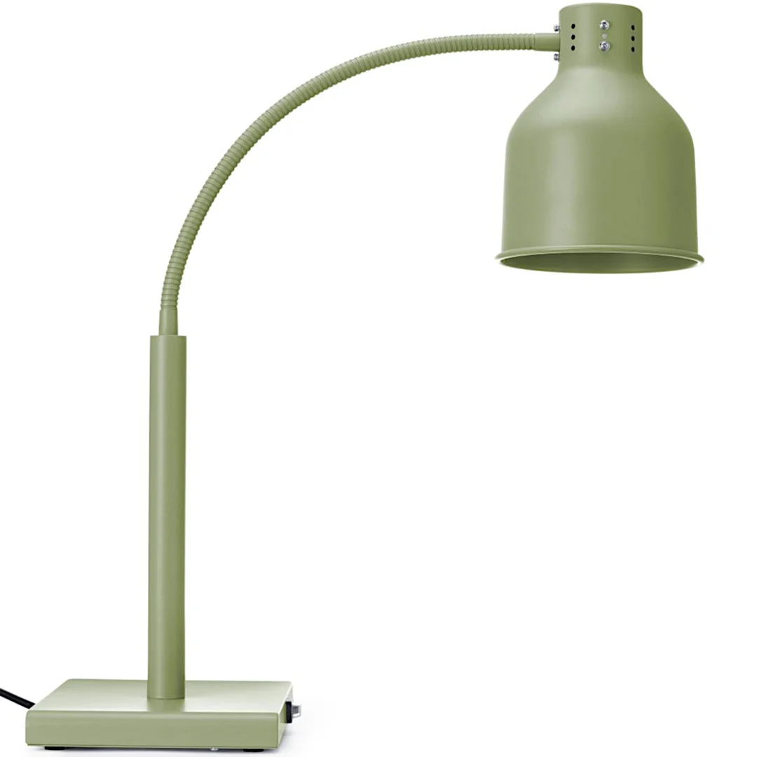 Lampa grzewcza stołowa do podgrzewania potraw giętka 250 W - zielona