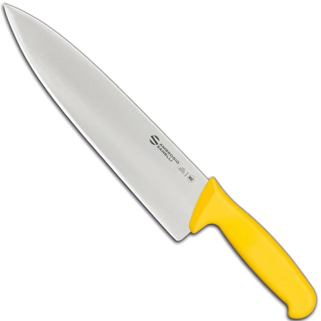Nóż rzeźniczy do drobiu SUPRA COLORE HACCP 260/410 mm - żółty
