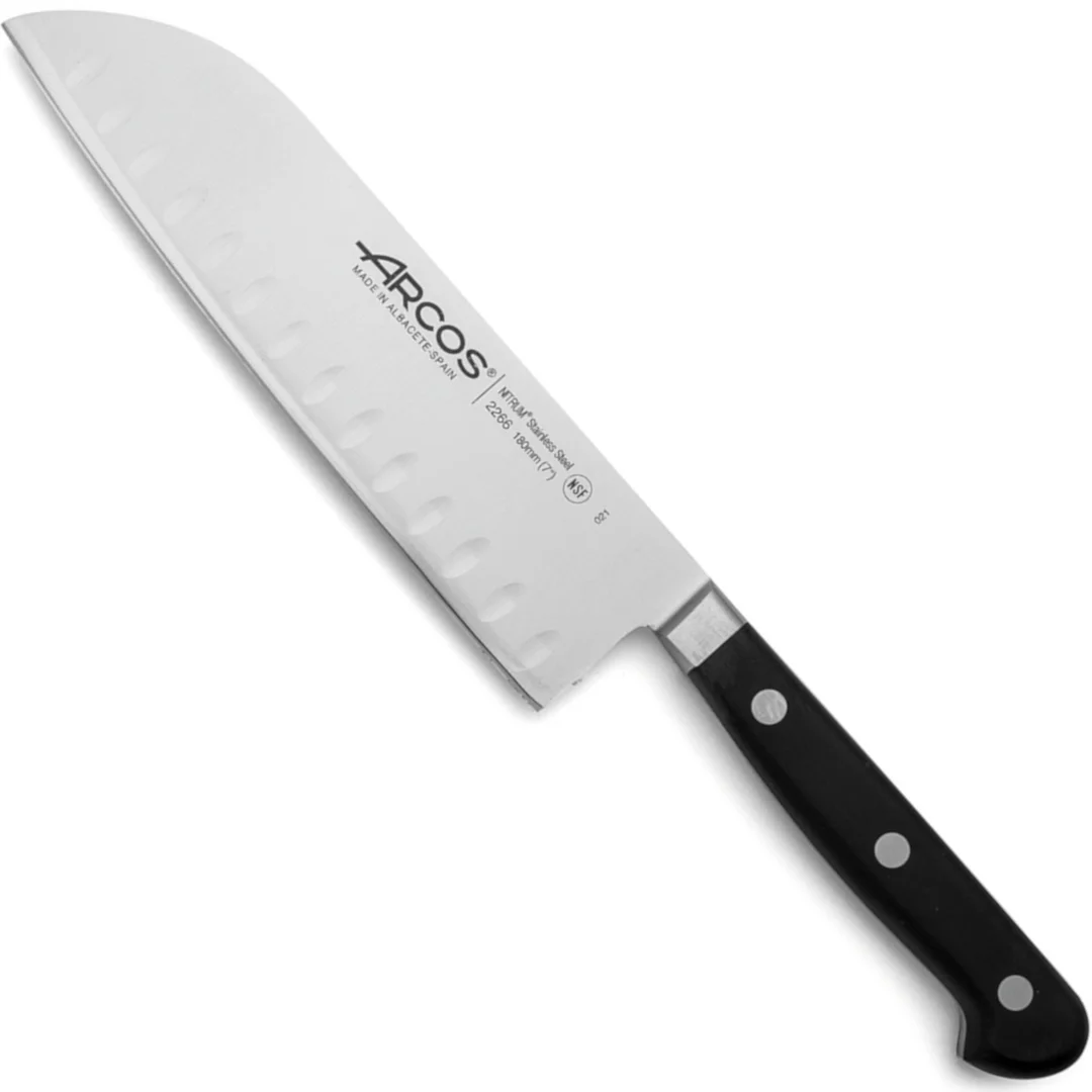 Nóż Santoku ze szlifem kulowym Ópera dł. 180/303 mm