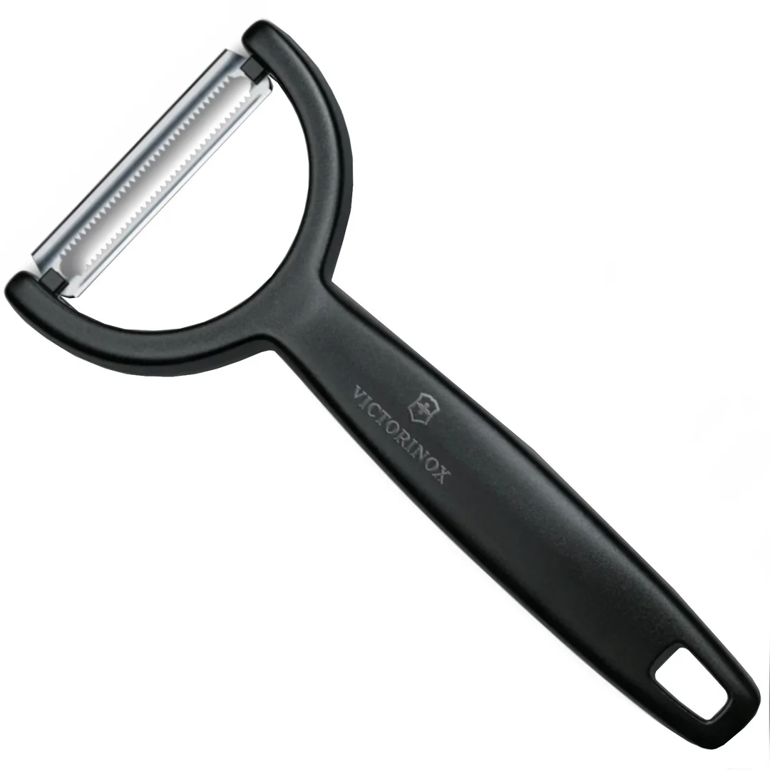 Obieraczka pozioma z ząbkowanym ostrzem YPSO dł. 145 mm - czarna