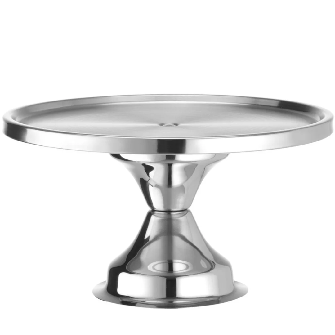 Patera do ciasta ekspozycyjna stalowa śr. 322x175 mm