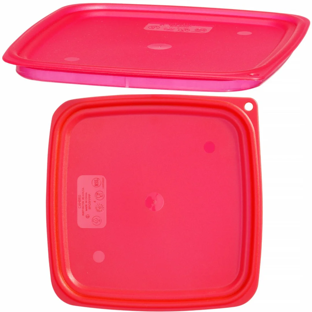 Pokrywka do pojemnika CamSquares Fresh Pro 5.7 / 7.6 l 229x229x19 mm - czerwona