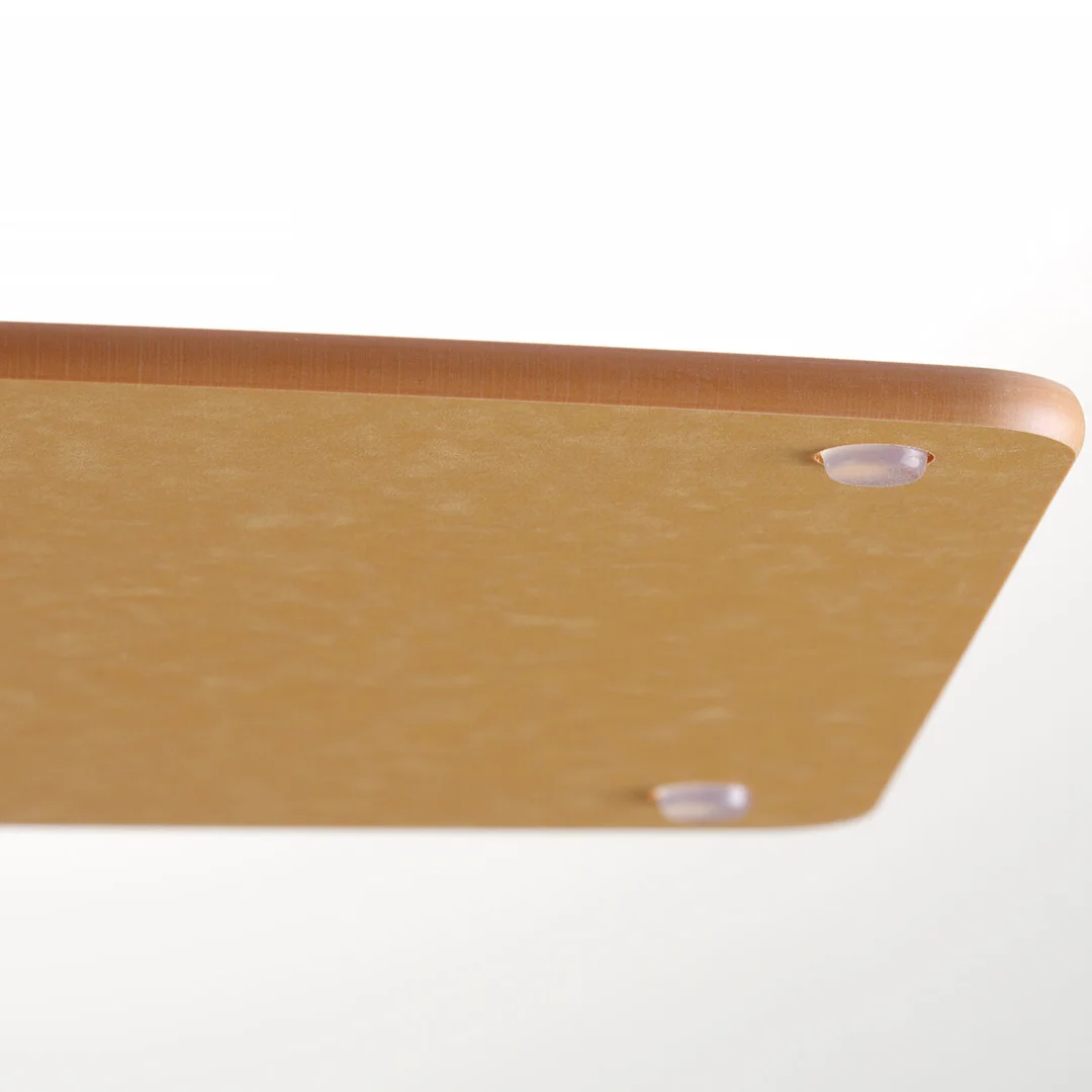 Deska do krojenia z włókna drzewnego 440 x 325 mm - brązowa — zdjęcie 3