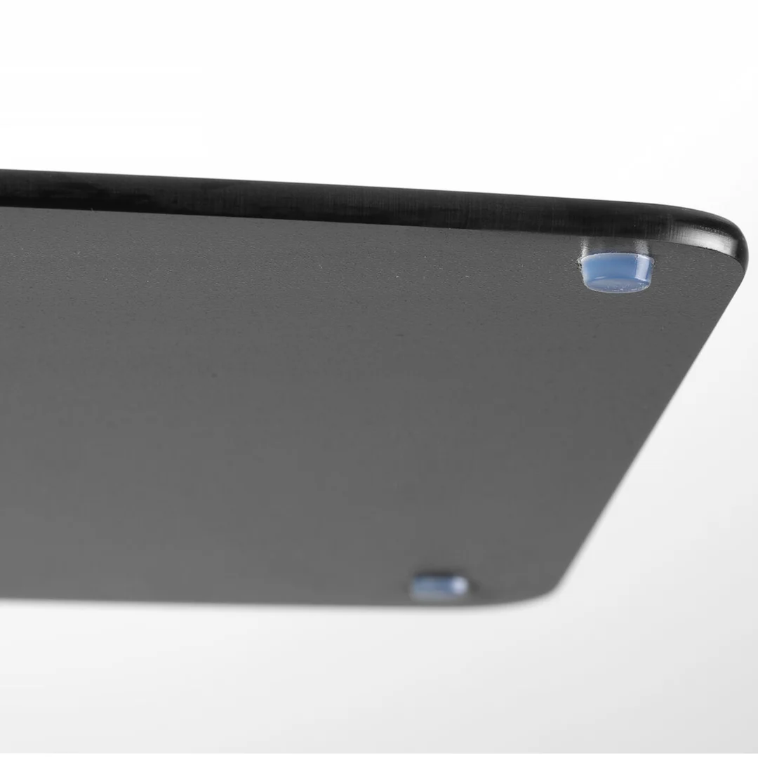 Deska do krojenia z włókna drzewnego 440 x 325 mm - czarna — zdjęcie 3
