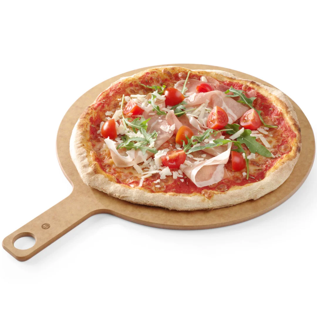 Deska do serwowania pizzy przekąsek z uchwytem śr. 356 mm — zdjęcie 3
