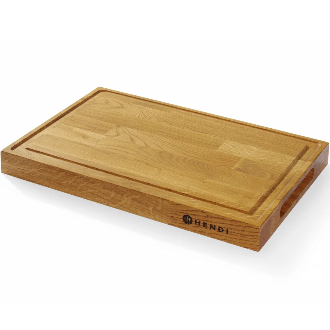 Deska do serwowania podawania potraw DĘBOWA 42x28cm grubość 4cm — zdjęcie 2